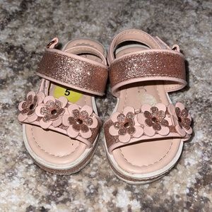 Size 5 Baby Girl Pink Sandals